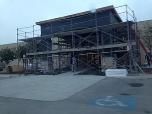 The Karnes County Family Detention Center has shown evidence of renovation and expansion since mid-September 2014.